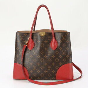 Louis Vuitton Monogram Leather Brown Flandrin tote bag crossbody shoulder